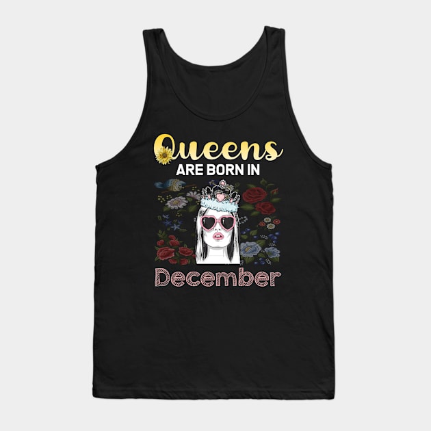 Queen face December Tank Top by symptomovertake